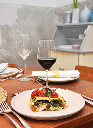 Vegetarische Lasagne Rezept | Al Forno | Italienisches Hauptgericht | Küchengeheimnisse erfolgreicher Frauen | Laura Seebacher | Callwey Kochbuch