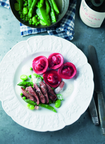 Étouffée-Taubenbrust Brust Rezept | Festmahl | Filmrezepte | Thomas Struck, Karin Laudenbach | Callwey