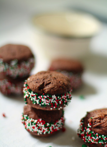 Mini Whoopie-Pies Rezept | Weihnachtliche Kaffetafel | Kuchen selber machen | Die wunderbare Welt von Fräulein Klein | Yvonne Bauer | Callwey Backbuch