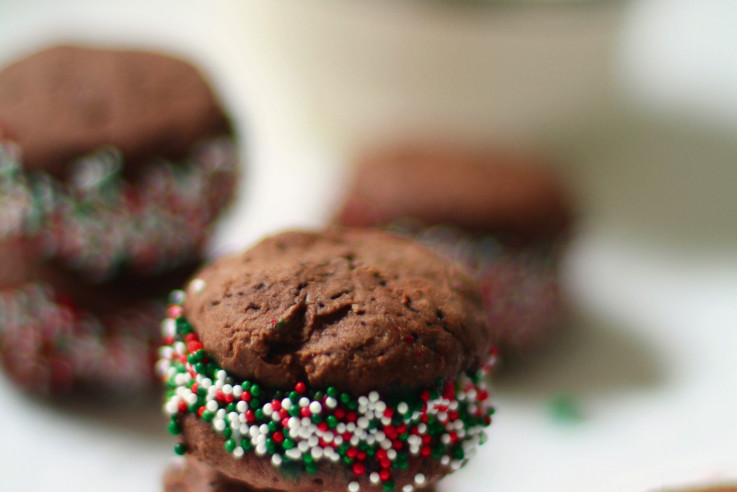 Mini Whoopie-Pies Rezept | Weihnachtliche Kaffetafel | Kuchen selber machen | Die wunderbare Welt von Fräulein Klein | Yvonne Bauer | Callwey Backbuch