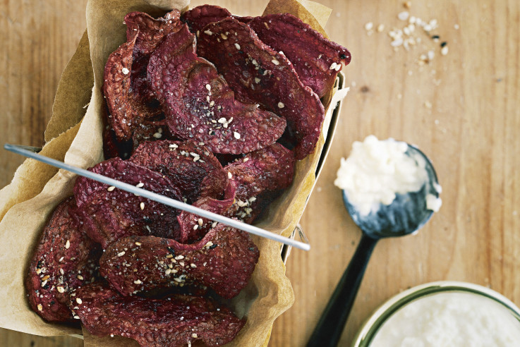 Rote Bete Chips selber machen | Valentinstag Rezept | 100 Rezepte aus meinem Garten | Barbara kocht | Barbara Bonisolli | Callwey Kochbücher