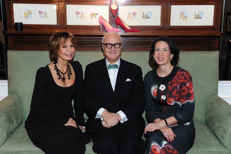 Buchlaunch von Manolo Blahnik (Obsession und Leidenschaft) mit Marion Heinrich und dem Callwey Verlag im Marion Heinrich Store, Mnchen am 3.12.2015