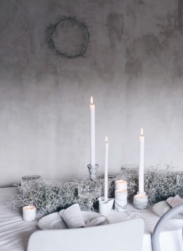 Winter Deko für den Tisch