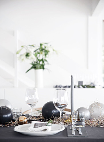 Callwey wuenscht frohe Weihnachten Silvester Tisch Deko