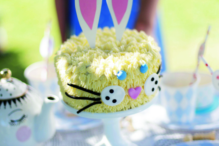 Kaninchen-Osterkuchen Rezept | Motivkuchen | Osterkaffee | Fräulein Klein feiert mit Kindern | Callwey