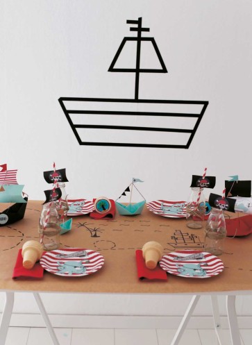 Schiff ahoi - Piratenparty Dekoideen