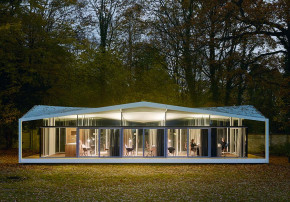 Barkow Leibinger ausgeichneter Stahlbau Fellows Pavilion American Academy Berlin