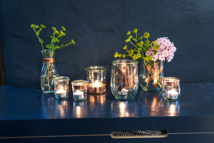 Callwey Sugar Girls Teelichter Kupfer