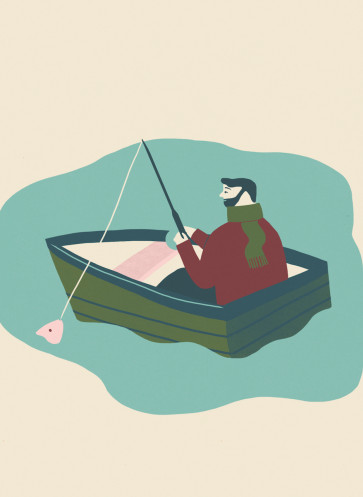 Lagom leben in Balance Callwey Natur geniessen See Boot