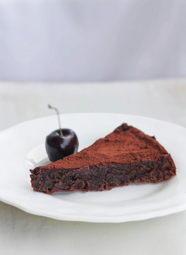 Schokoladentarte Rezept ohne Mehl aus dem Mama-Kochbuch