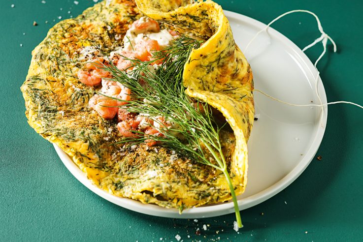 [Callwey]-[päckchen]-[Dill-Omelette Päckchen]
