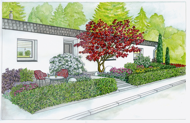 Ein Garten Zwei Ideen Callwey