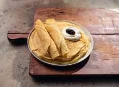 Die besten Pfannkuchen mit Quark und Zuckerrübensirup