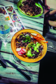 Frijoles Puercos-Tacos de Bistek