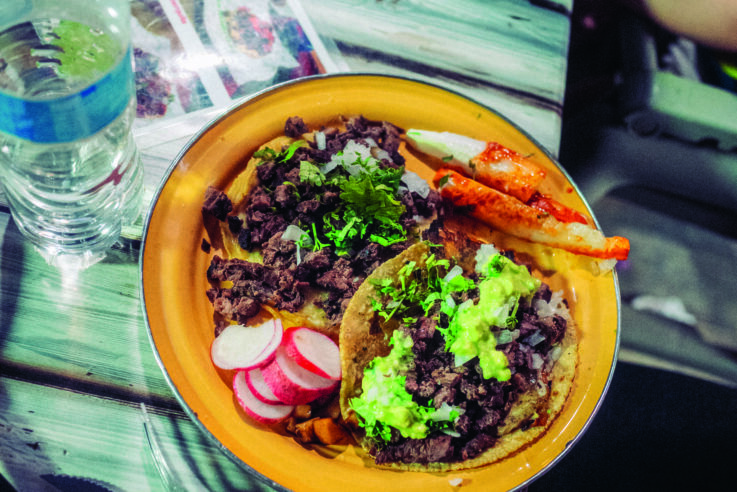 Frijoles Puercos-Tacos de Bistek